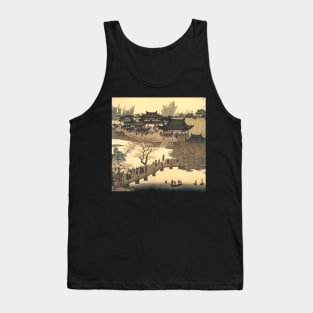 Chinese painting River Tank Top